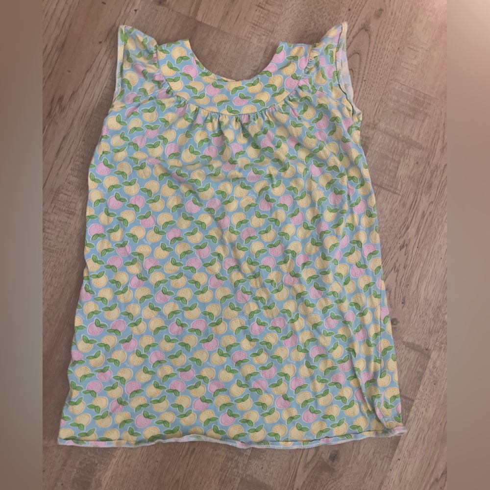 Lilly Pulitzer Green and Purple Geometric Tank Dress